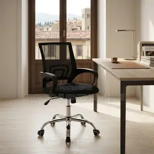 Office Chairs; 360 Rotational Ergonomic Clerical Chairs