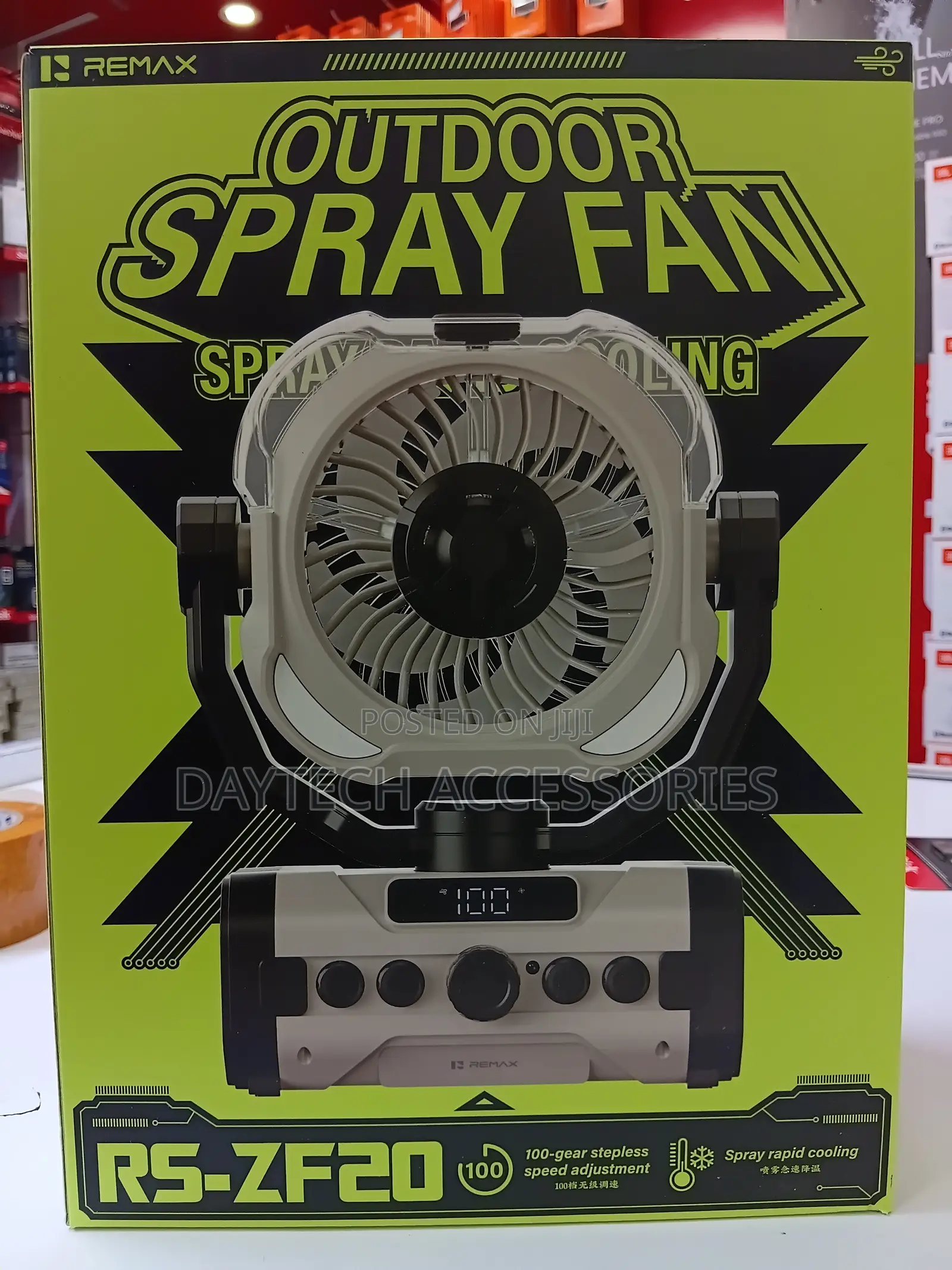 REMAX RS-ZF20 Outdoor Spray Fan 20000mAh Battery - White