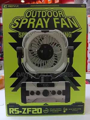 REMAX RS-ZF20 Outdoor Spray Fan 20000mAh Battery - White