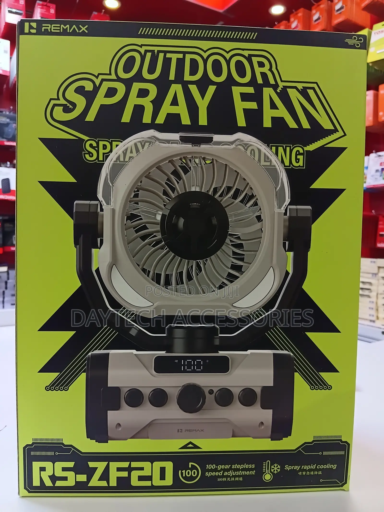 REMAX RS-ZF20 Outdoor Spray Fan 20000mAh Battery - White