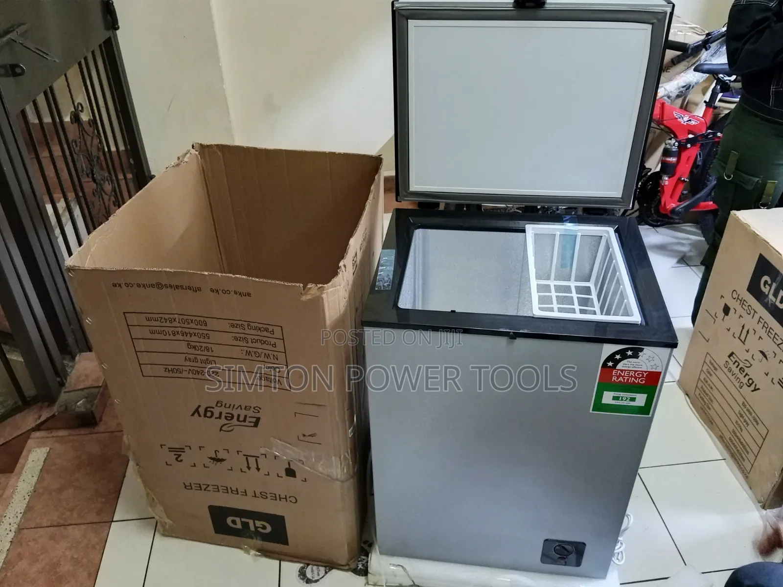 VOLSMART 110L Electronic Chest Deep Freezer With Removable Basket,,,