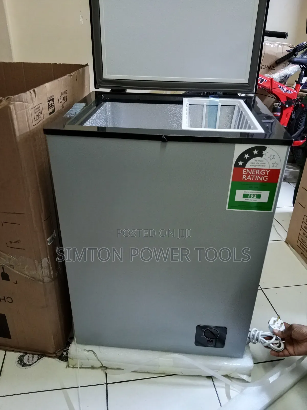 VOLSMART 110L Electronic Chest Deep Freezer With Removable Basket,,,