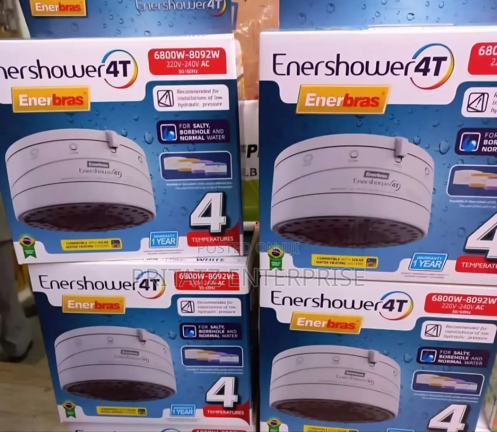 4T Enershower for Fresh and Salty Water