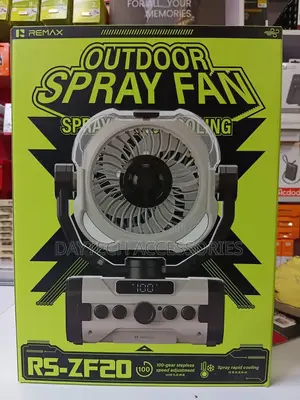 REMAX RS-ZF20 Upgraded Outdoor Camping Fan, 100-Speed High-Definition.