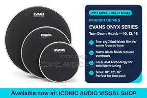 Onyx Drum Heads Toms Park
