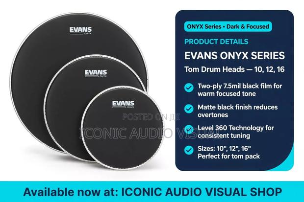Onyx Drum Heads Toms Park