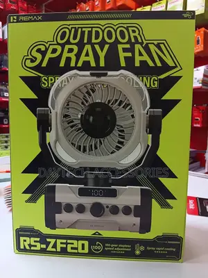 REMAX RS-ZF20 Upgraded Outdoor Camping Fan, 100-Speed High-Definition.