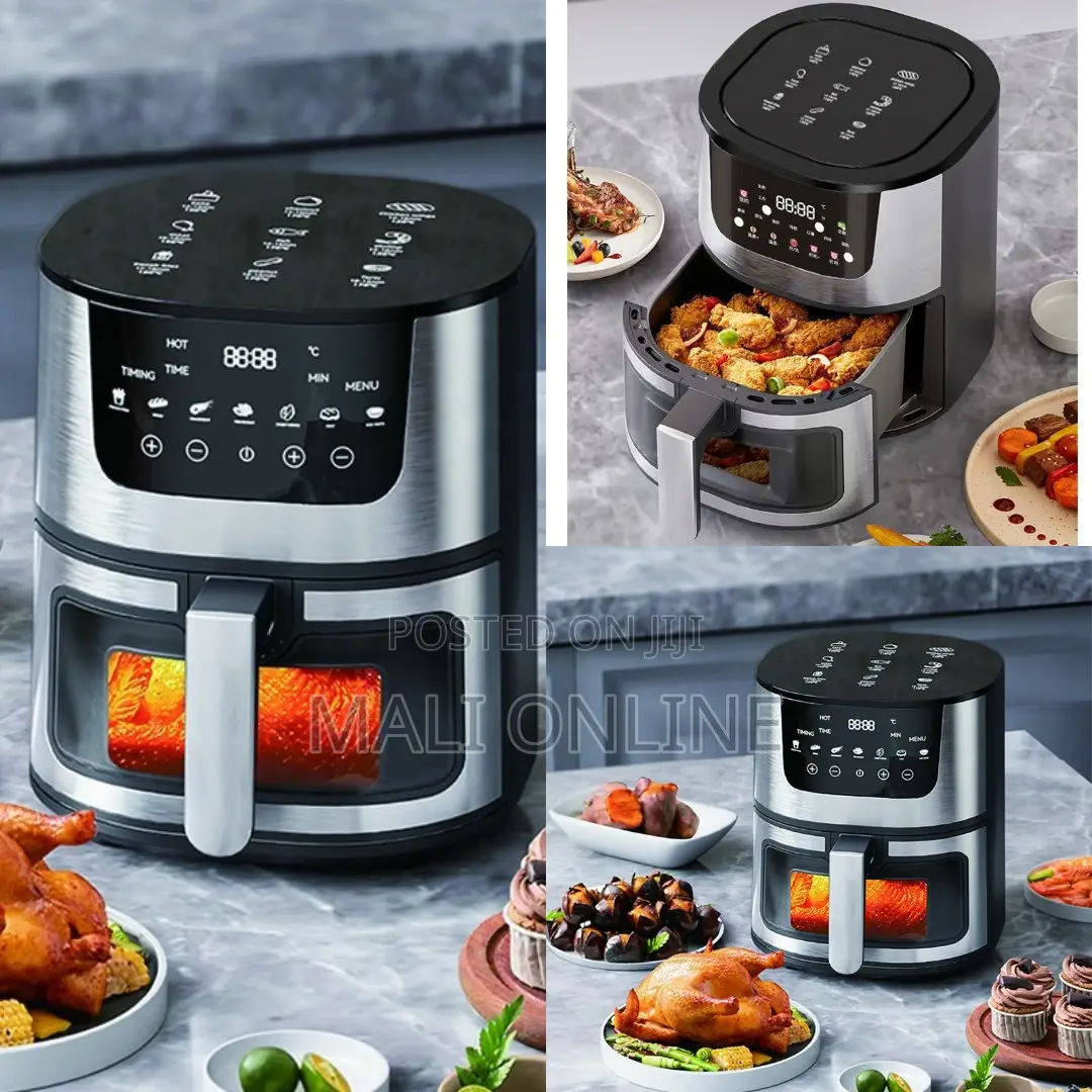6L Air Fryer 7-in-1 Digital Cooker With Touchscreen & Viewing