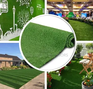 Backyard Artificial Green Grass Carpets