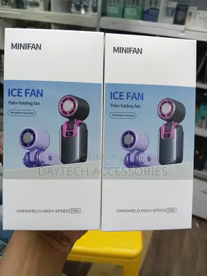 Minifan Ice Fan Portable and Foldable Handheld High-Speed Fan