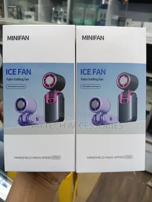 Minifan Ice Fan Portable and Foldable Handheld High-Speed Fan