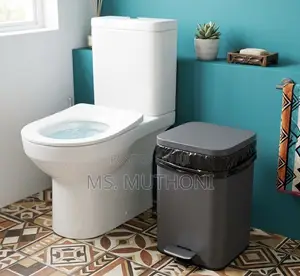 Gray Steel 5L  Hygiene Pedal Bin