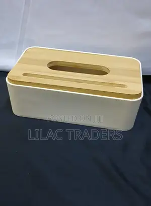 Serviette Holder With Bamboo Cover Galw