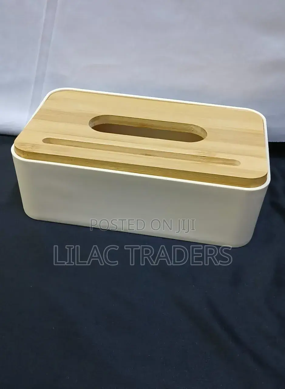 Serviette Holder With Bamboo Cover Galw