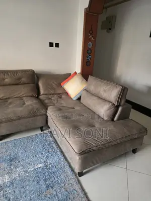 6 Seater L Shape Sofa Set