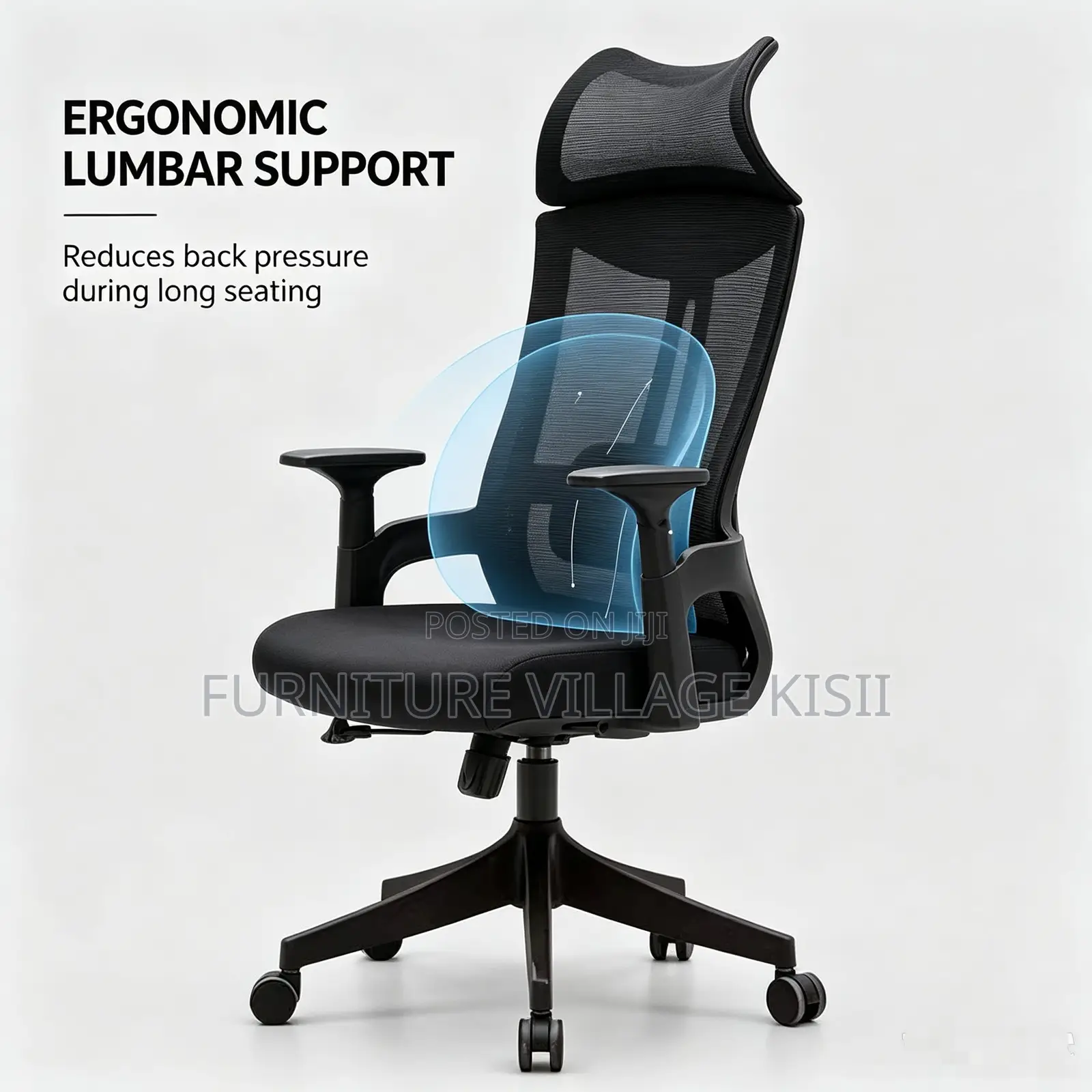 Office Chair; Lumbar Support Office Chair
