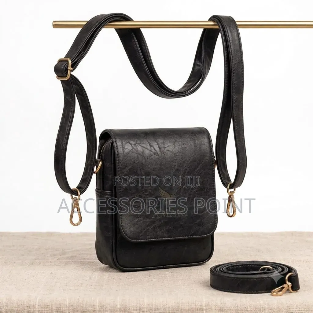 Amari Urban Mini Crossbody Sling — Premium Faux Leather Messenger Bag