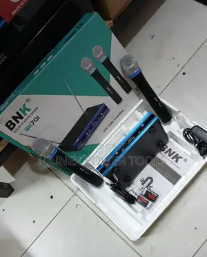 BNK **Professional** _VHF_ Dual-Channel Wireless Microphone System.