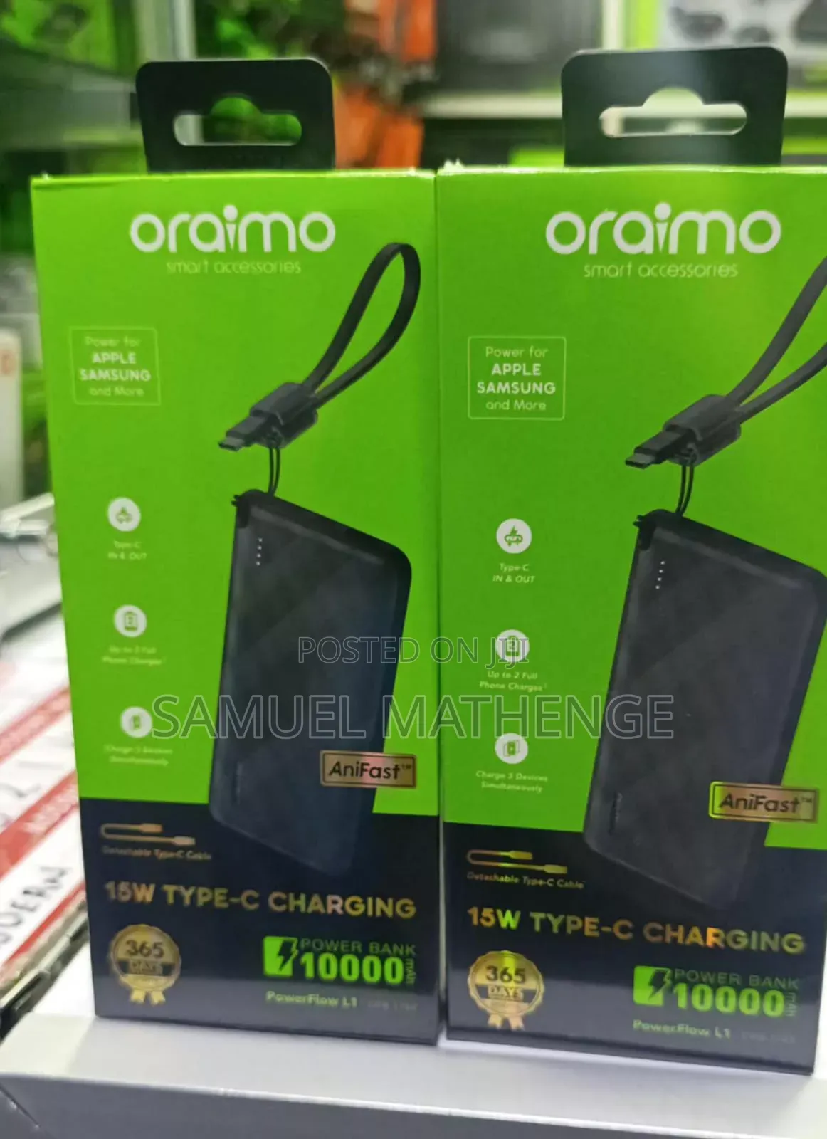 PowerFlow L1 Travel-Friendly Power Bank