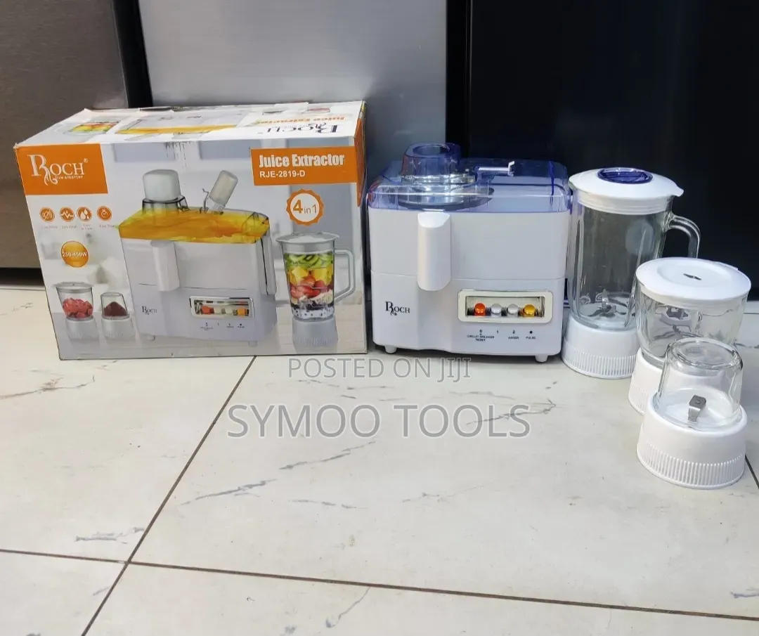 Roch 4-in-1 Juicer Extractor, Blender,Grinder and Mill Food Processor