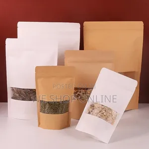 20*30cm Kraft Pouch Bags ,50pcs