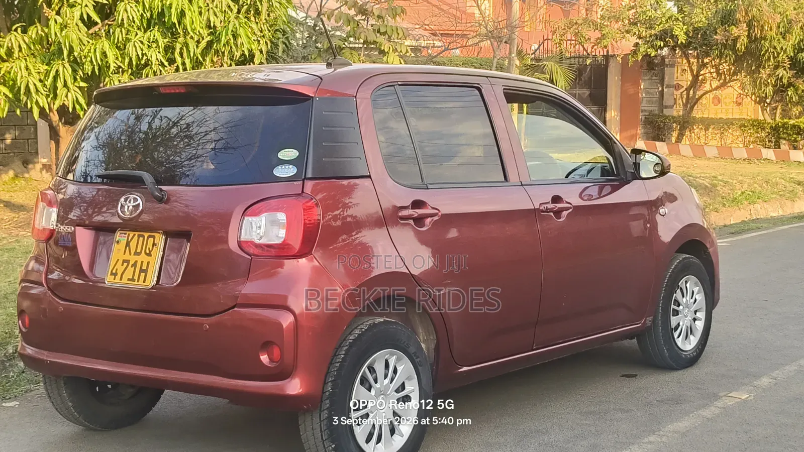 Toyota Passo 2017 Red