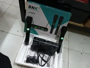 BNK BK802 Dual Channel VHF Wireless Microphone System