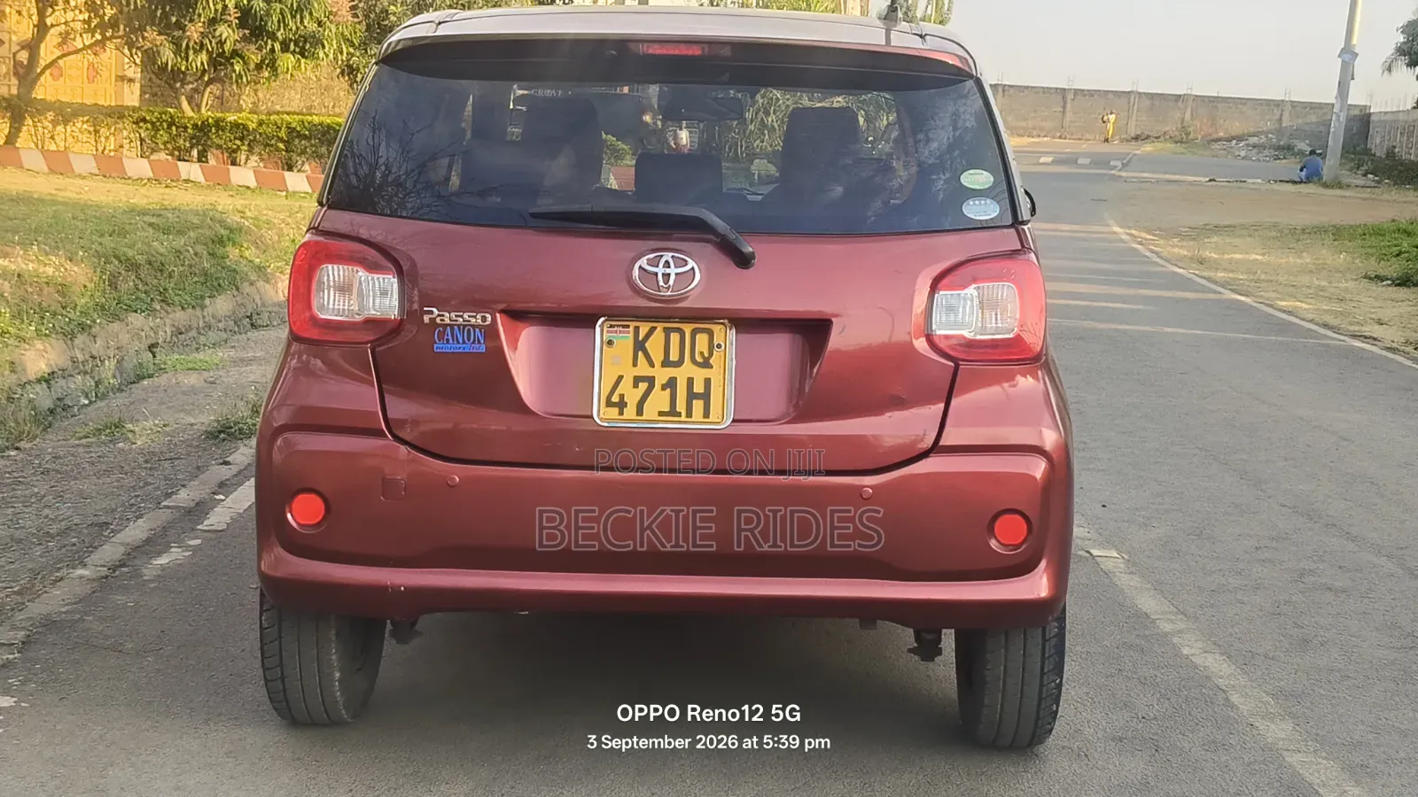 Toyota Passo 2017 Red