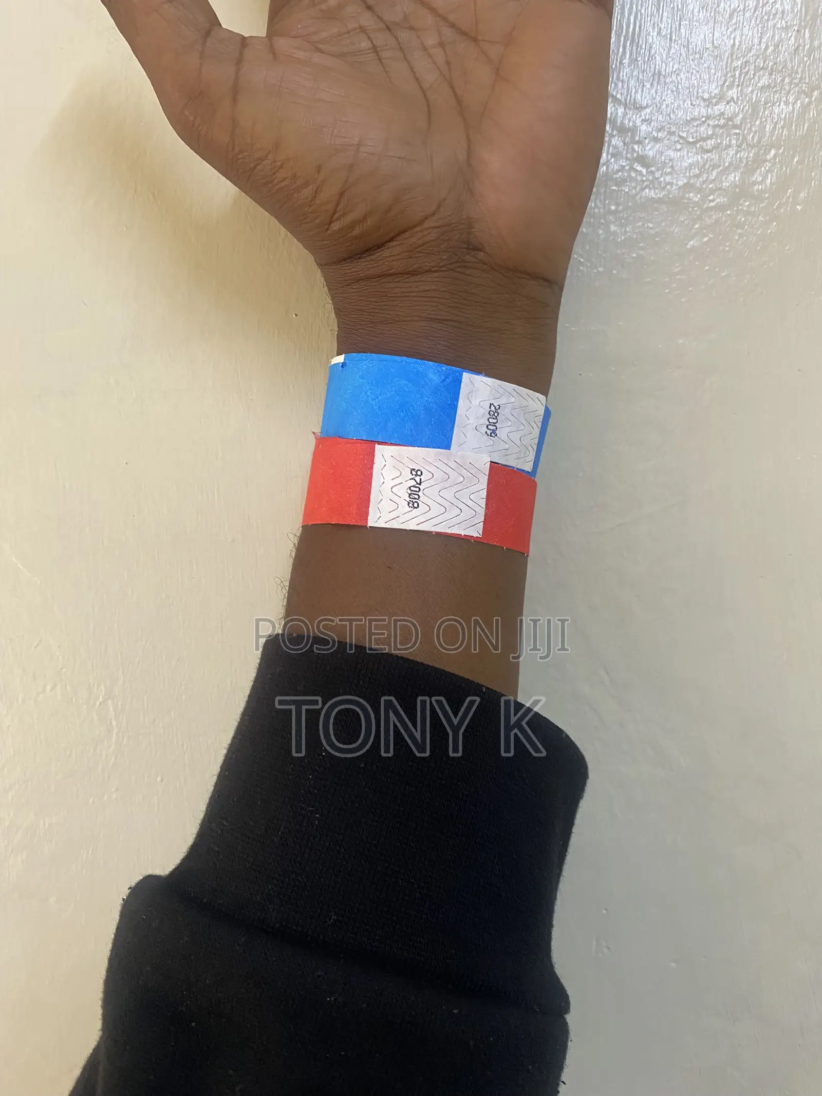 Wristbands Tags for Events and Swimming Pools