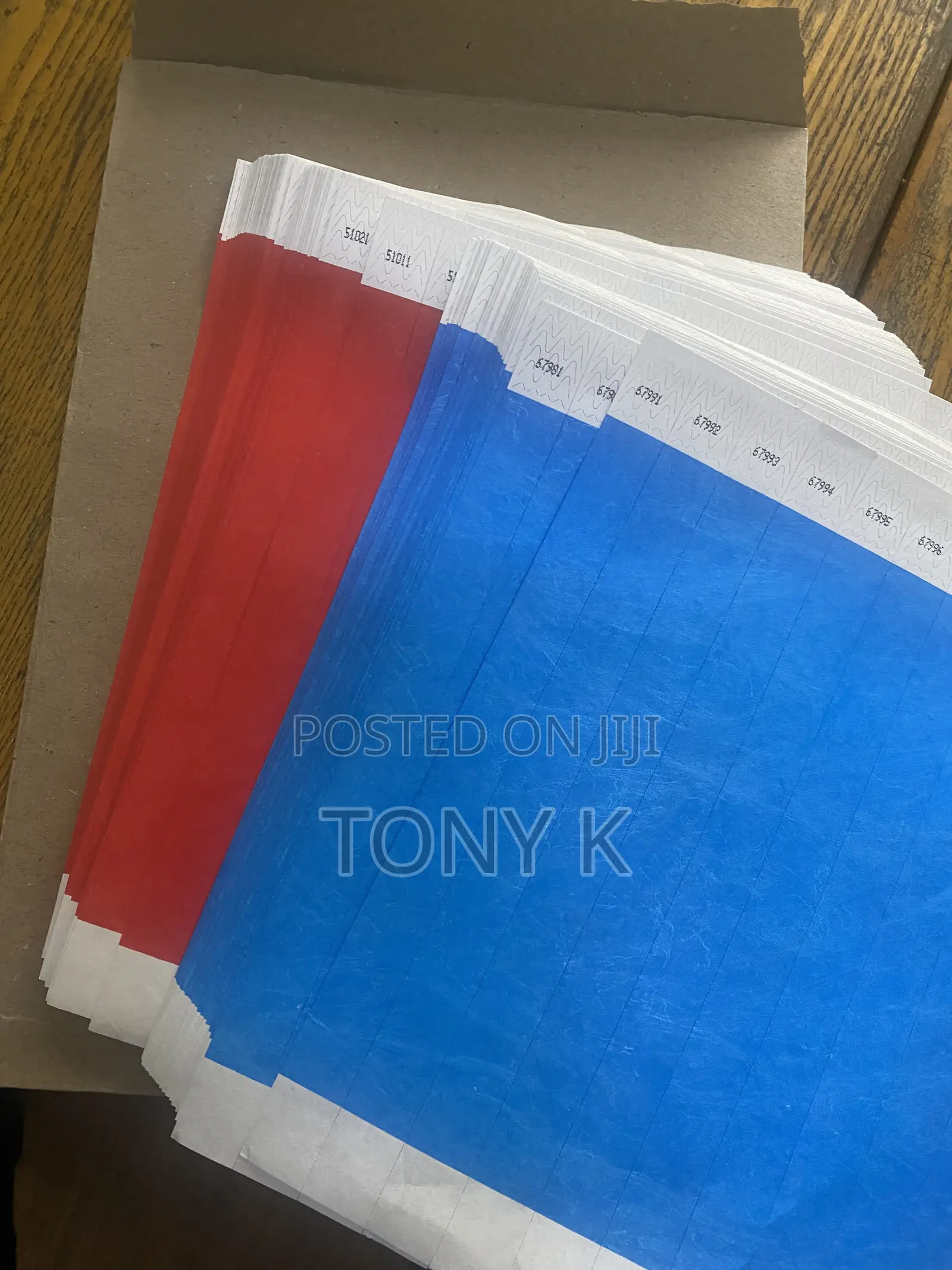 Wristbands Tags for Events and Swimming Pools