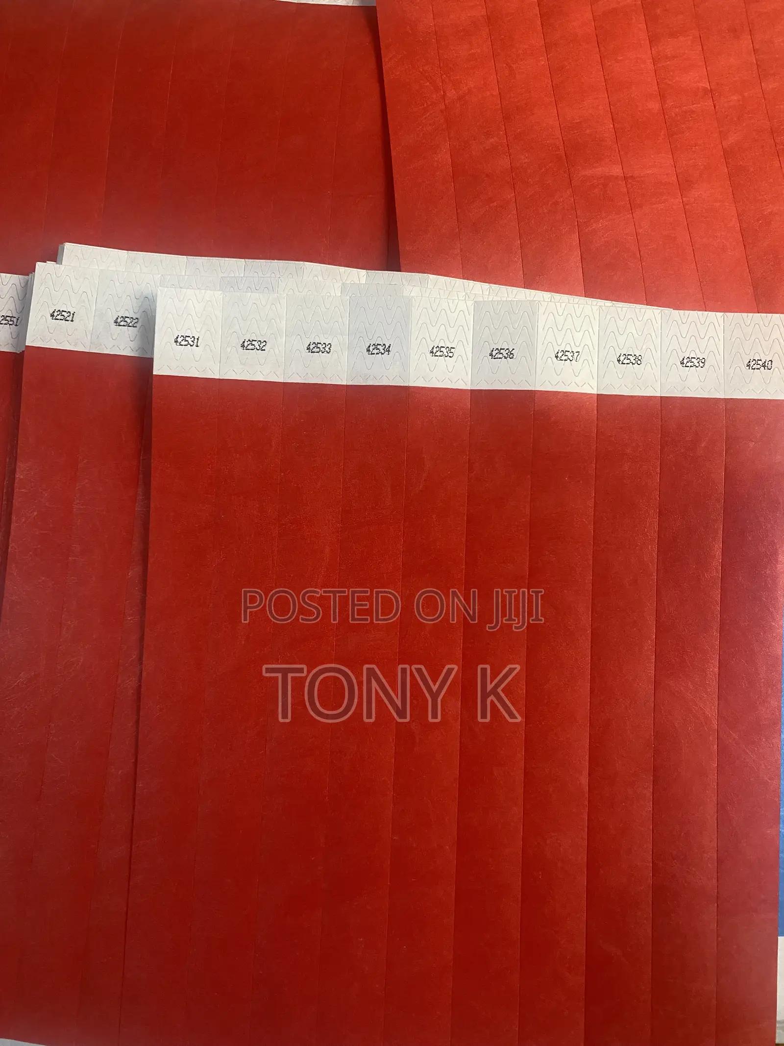 Wristbands Tags for Events and Swimming Pools