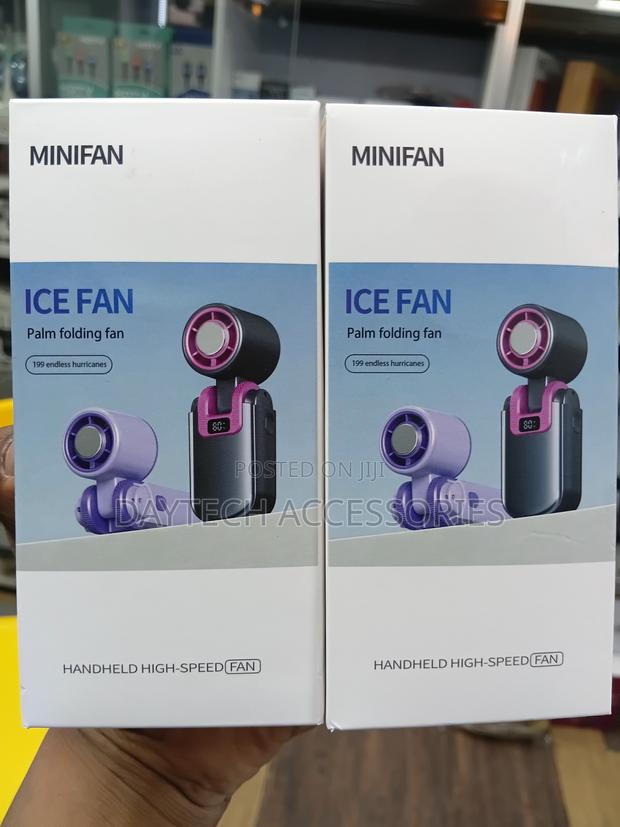 Rechargeable & Foldable Handheld Turbo Fan. - thumbnail 3