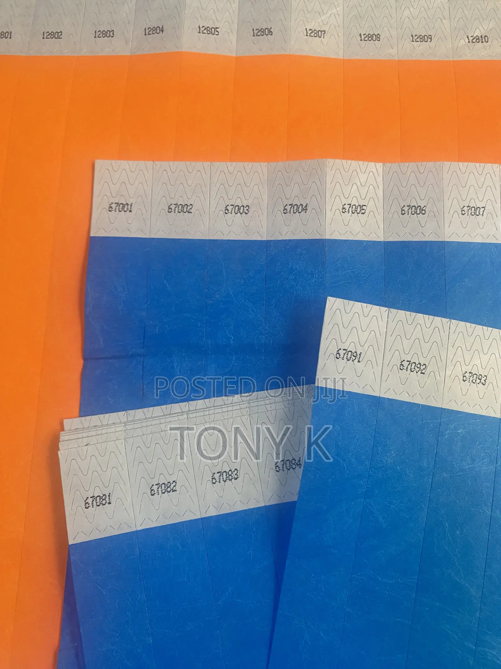 Wristbands Tags for Events and Swimming Pools