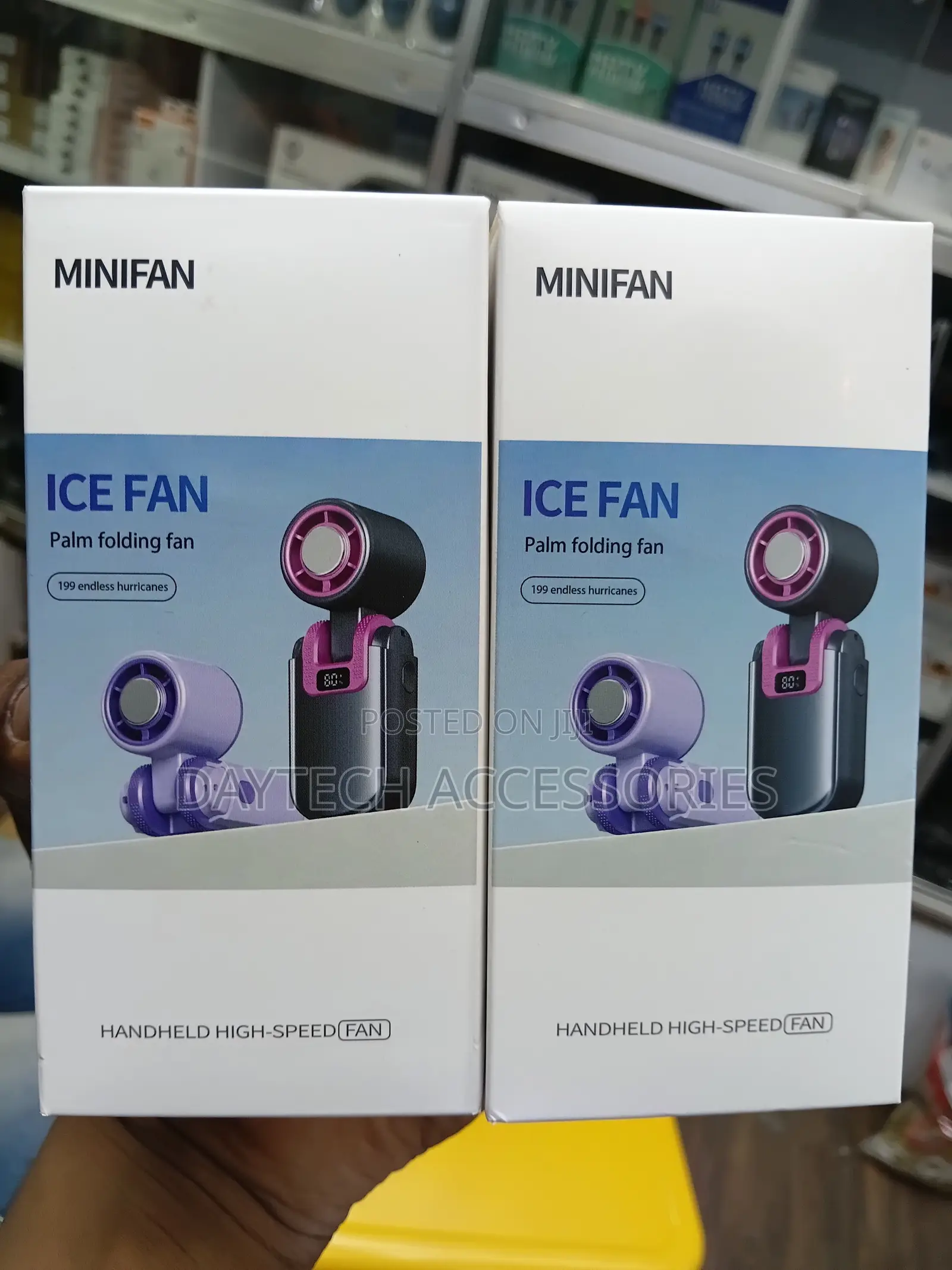 Foldable & Rechargeable Portable Mini Handheld Fan.