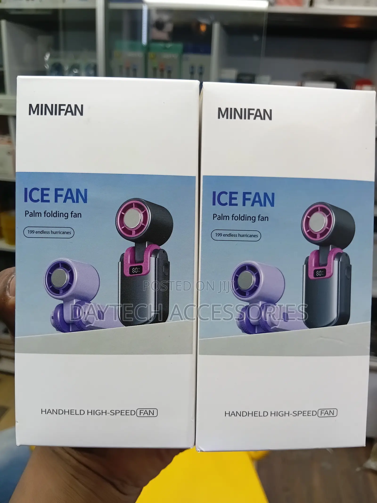 Foldable & Rechargeable Portable Mini Handheld Fan.