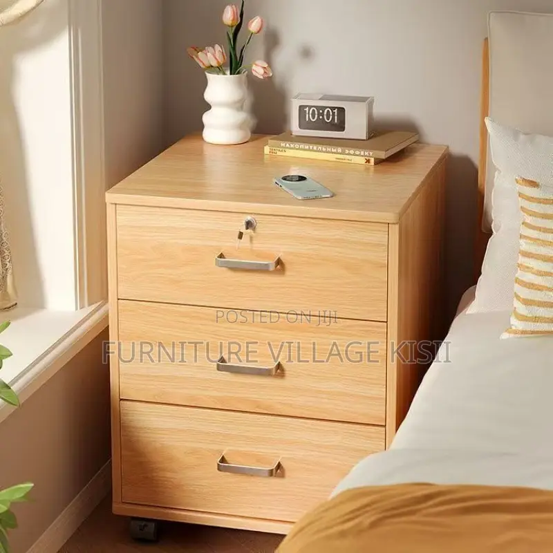 Office Cabinet; 3- Drawer File Cabinet With Pedestal