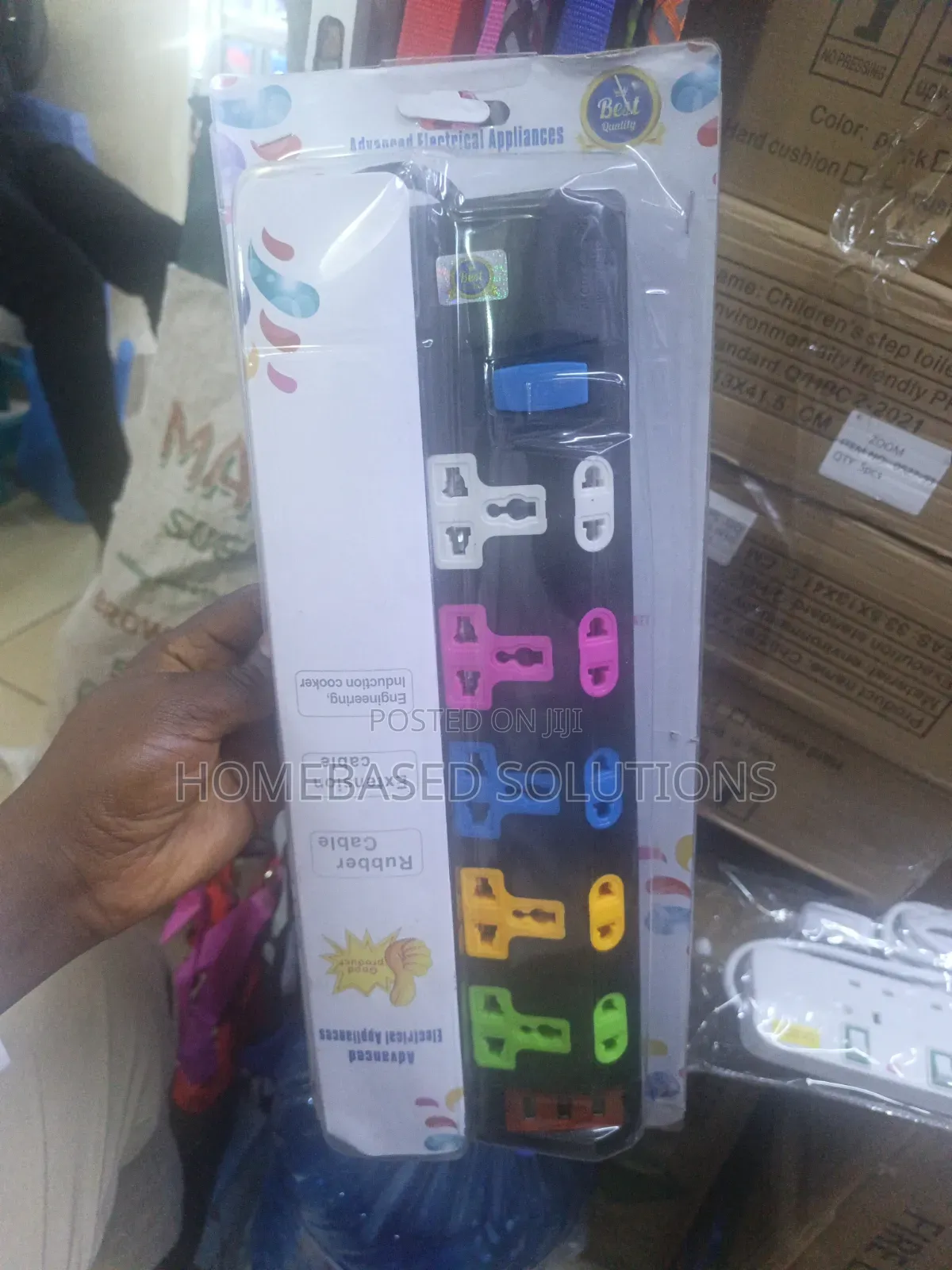 Power King Black Power Extension- With Double Ports
