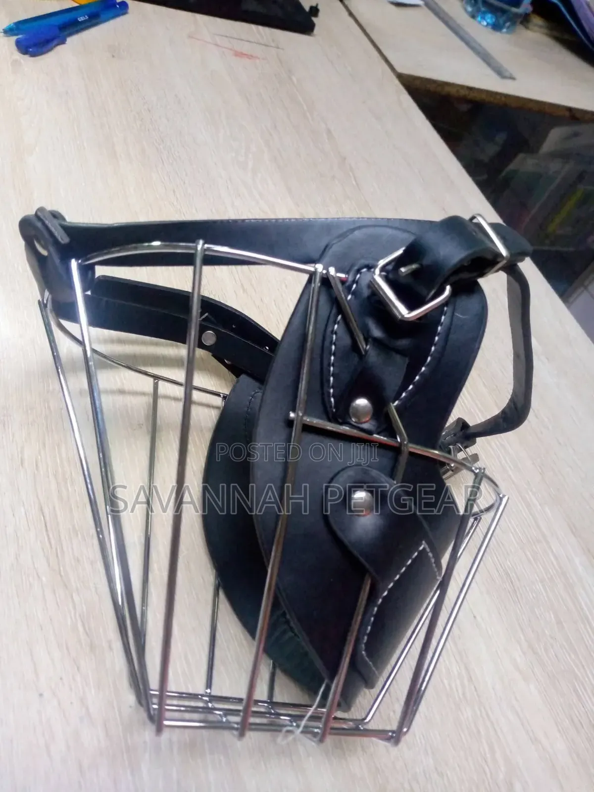 Metallic Dog Muzzle Available in Large Size
