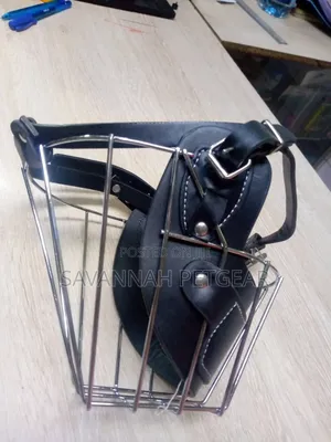 Metallic Dog Muzzle Available in Large Size