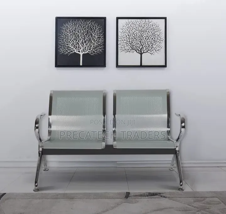 2 Seater Unpadded Waiting Bench