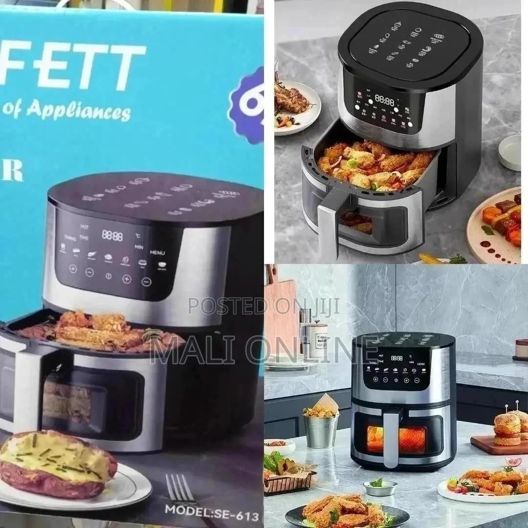 6L Air Fryer 7-in-1 Digital Cooker With Touchscreen & Viewing