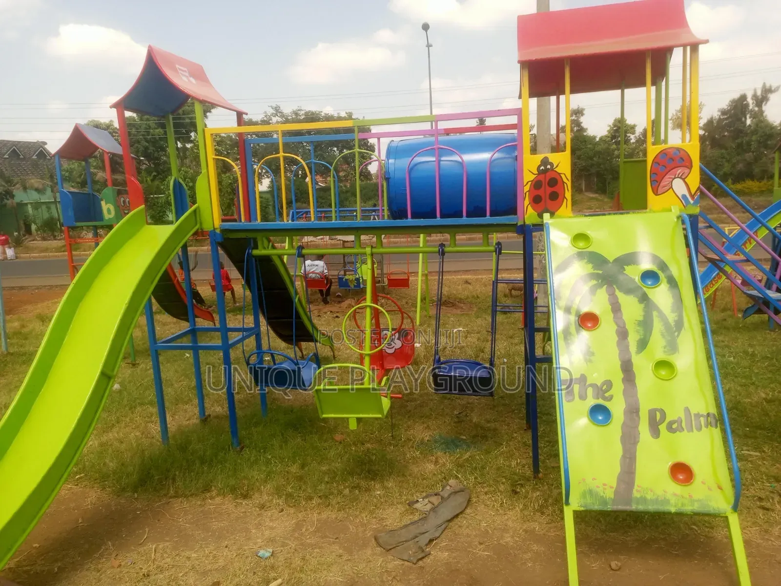 Park, Garden, School, Hotels Outdoor Kids Swing Set and Slides