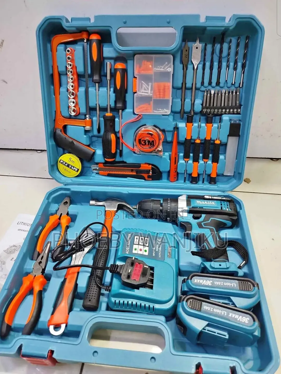 Makita Cordless Drill Set, Heavy Duty Drill