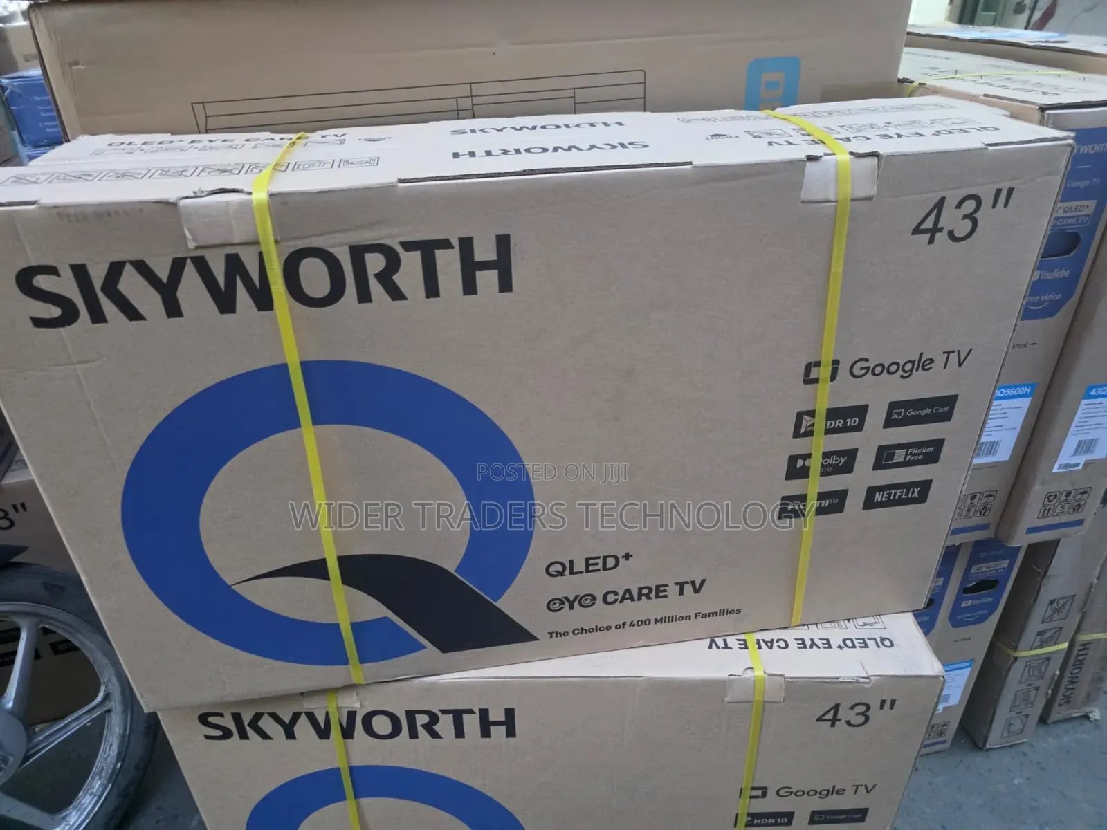 Skyworth 43" QLED+ Eye Care Google TV