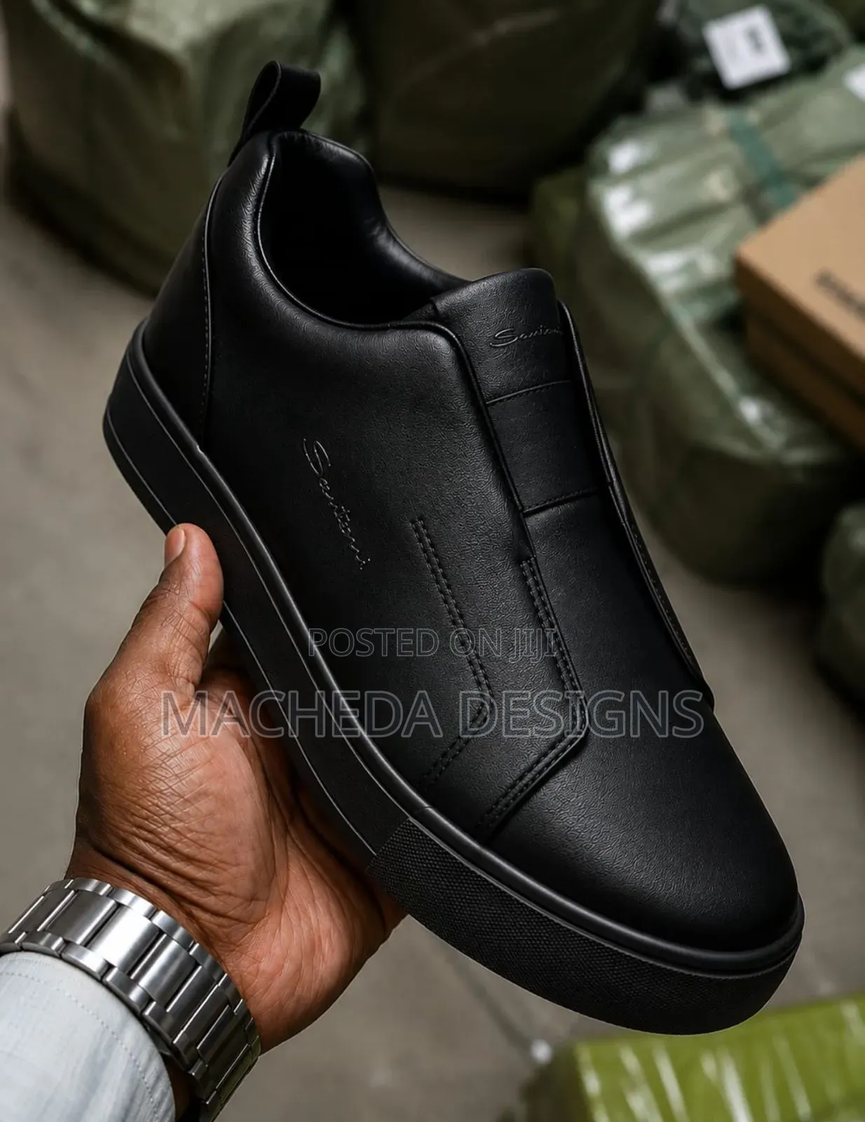 Santoni Laceless (Sizes 40-45)