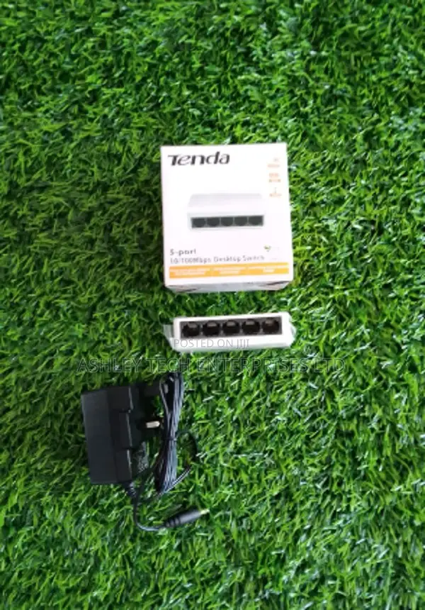 Tenda 5-Port Ethernet LAN Switch – Plug & Play!1