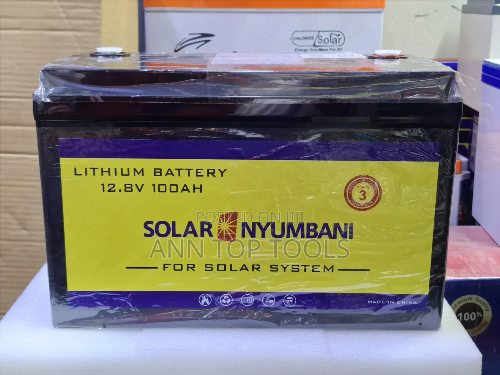 100 Ah Solar Nyumbani Lithium Batteru