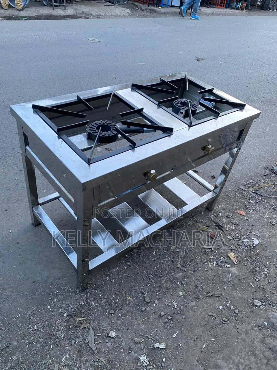 Stainless Steel Two Burner/Low Pressure