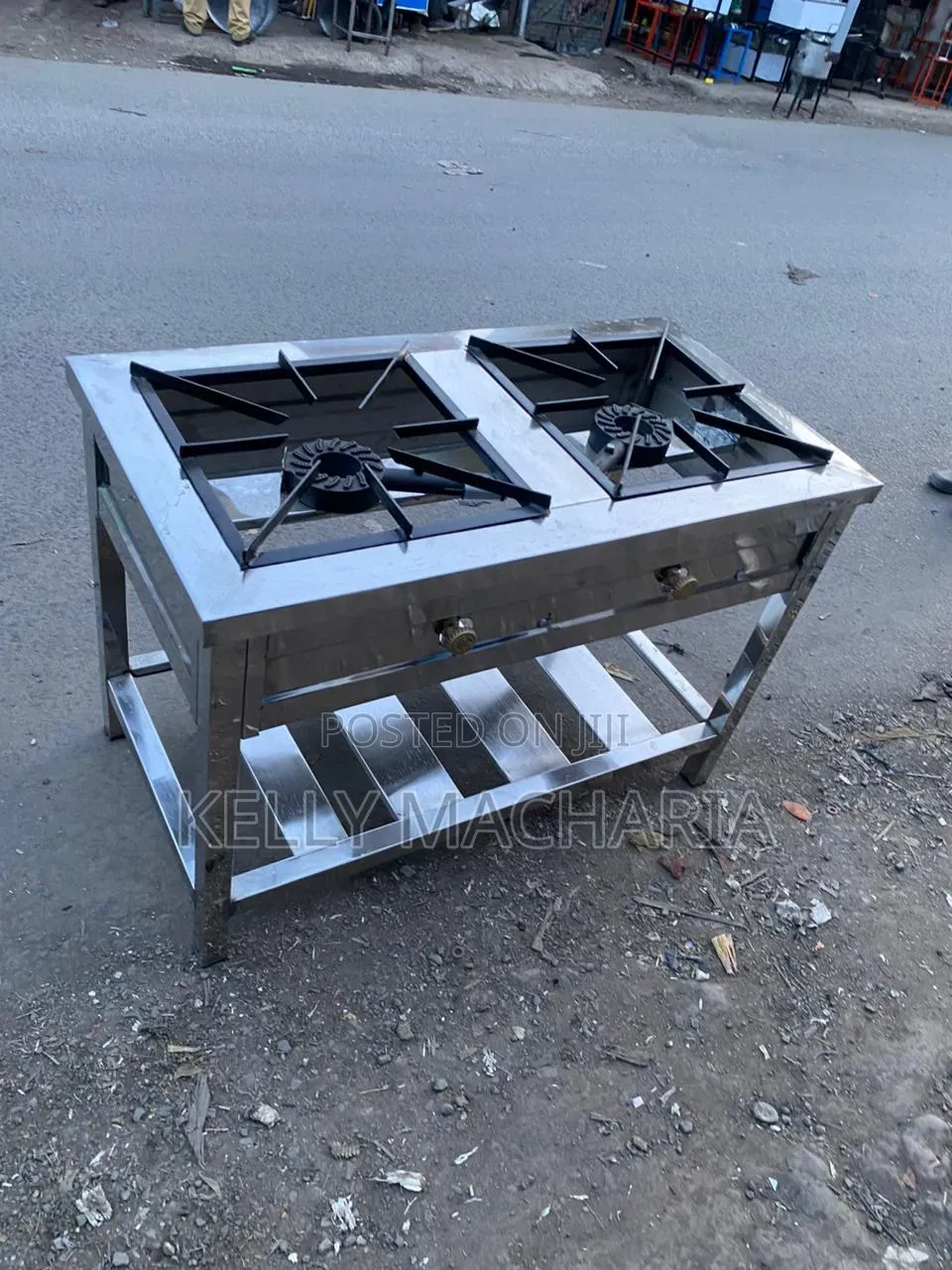 Stainless Steel Two Burner/Low Pressure
