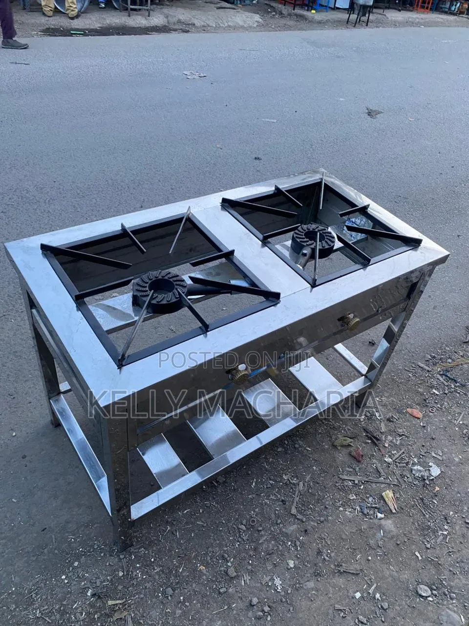 Stainless Steel Two Burner/Low Pressure